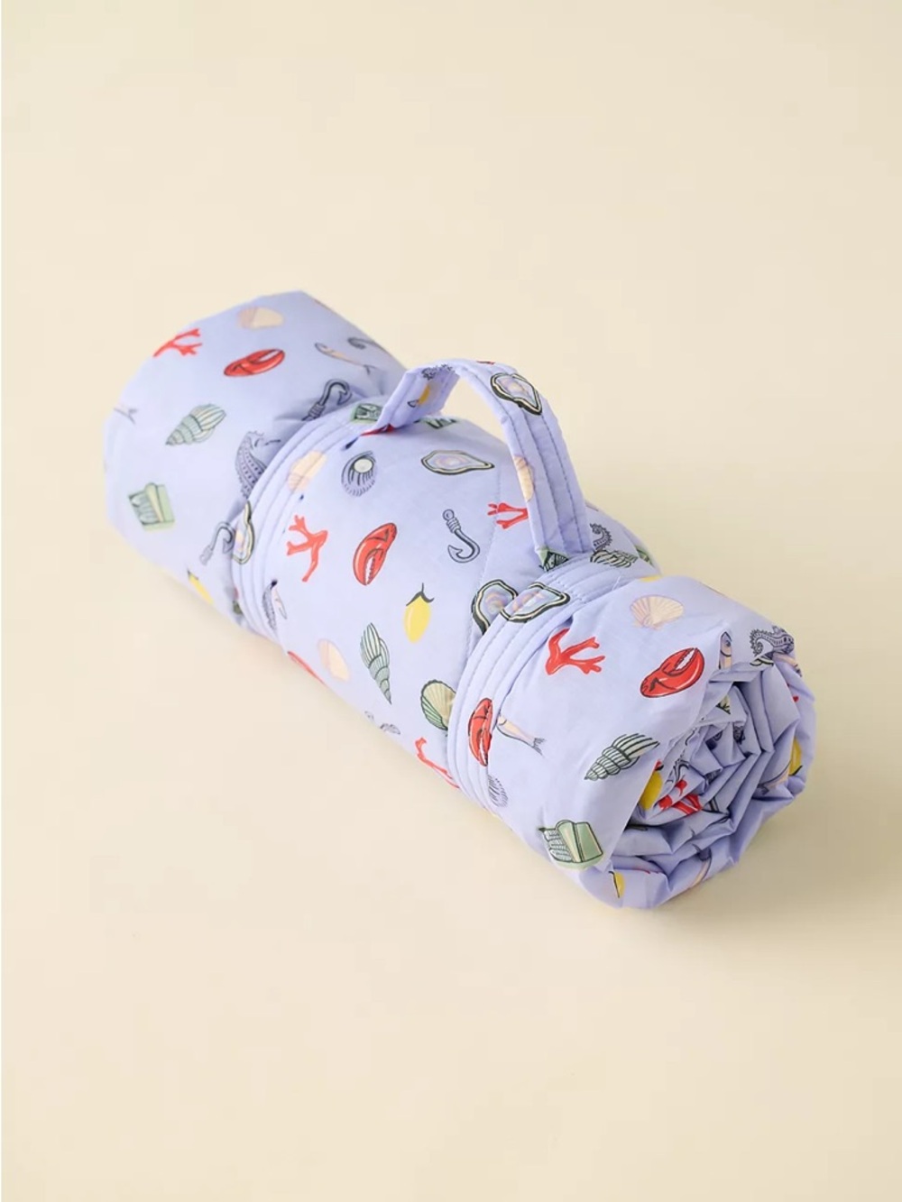 New Urban Outfitters BAGGU Sea Charms Puffy Picnic Blanket